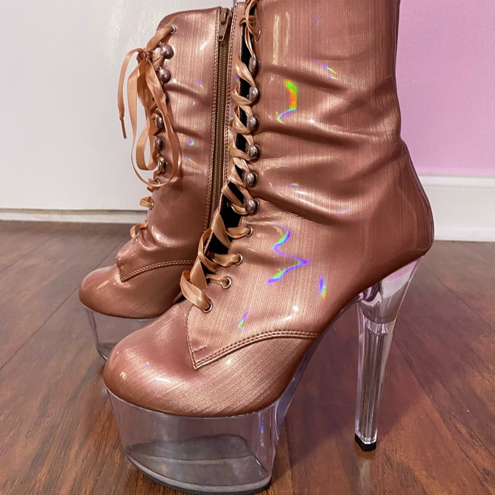 Pleaser boots. 6inch size 8 US